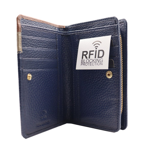 Δερμάτινο πορτοφόλι Guy Laroche 22213 μπλε